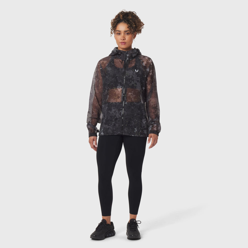 1162. Weather-Ready Transparent Ripstop Shell Jacket - Pixel Camo – DSTNC