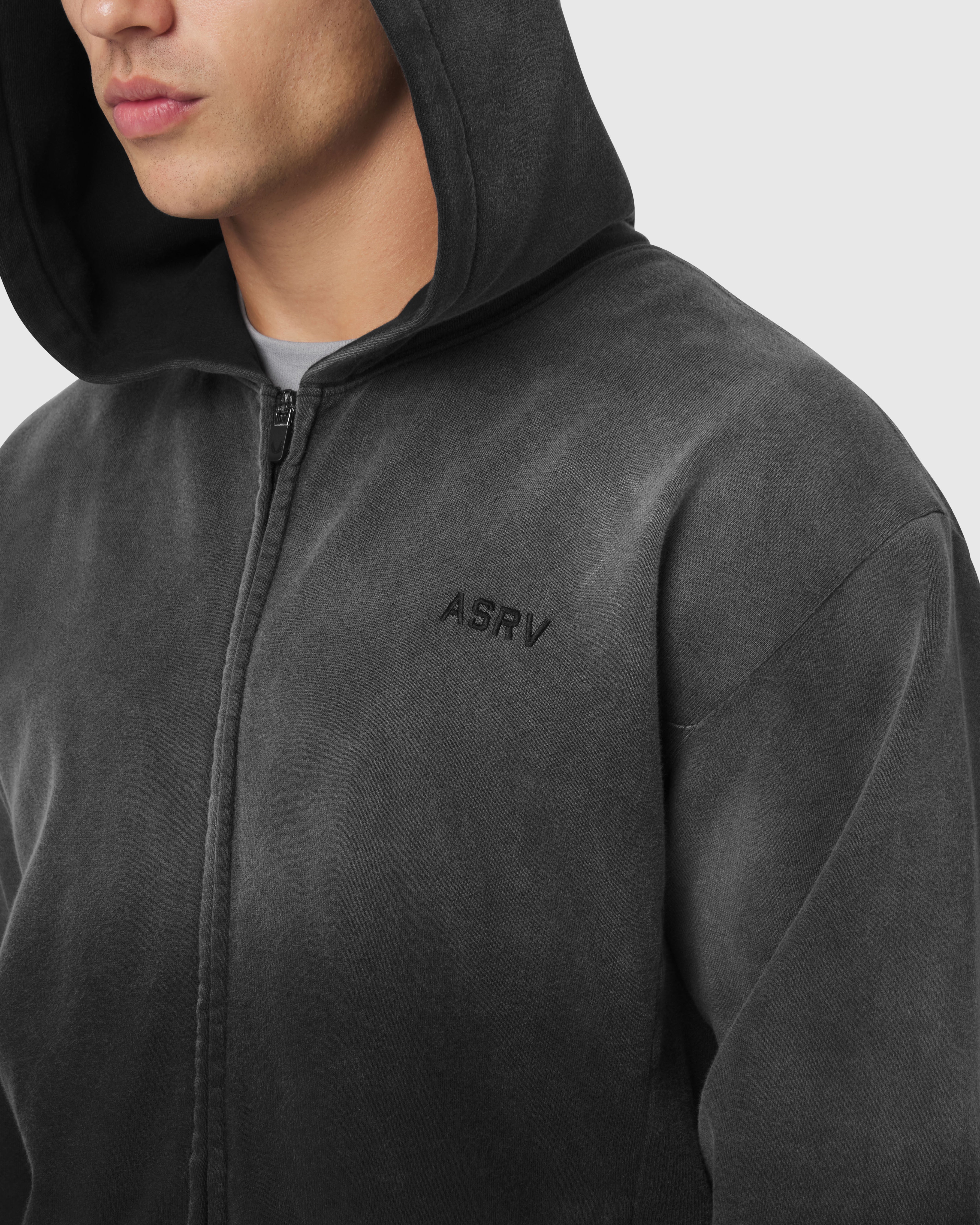 Tech Essential™ Distressed Full Zip Hoodie