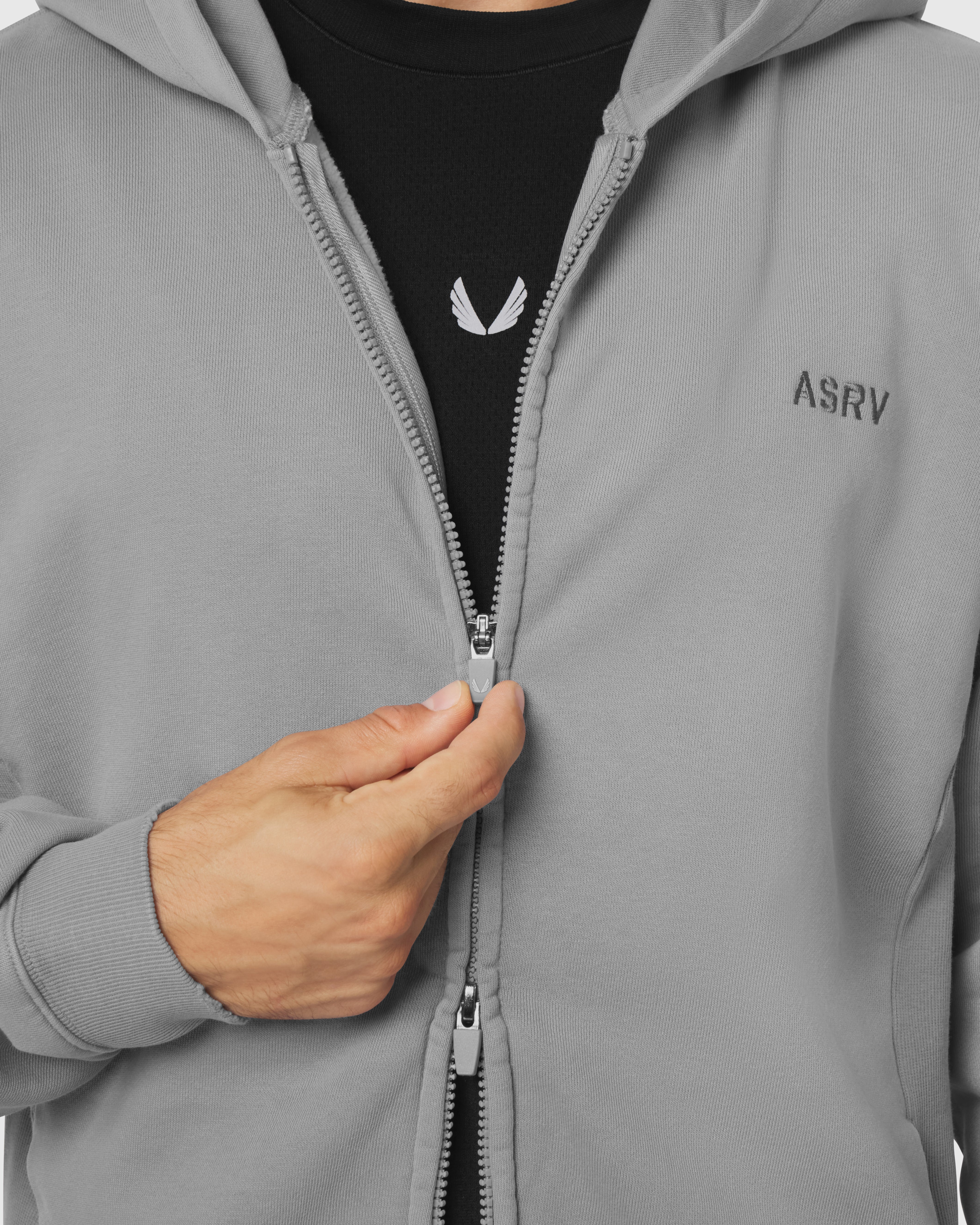Tech Essential™ Distressed Full Zip Hoodie