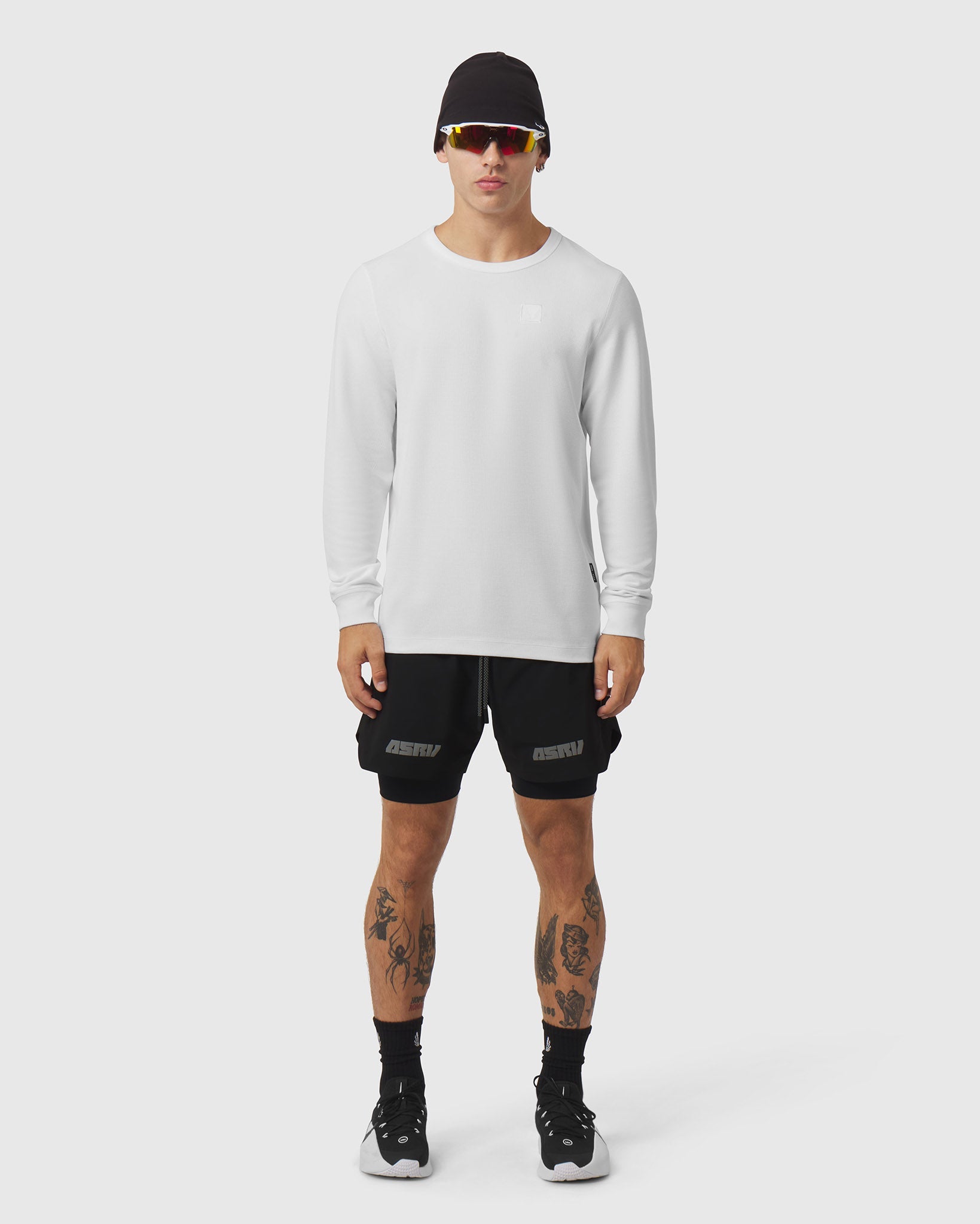 Tech-Waffle™ Longsleeve - White