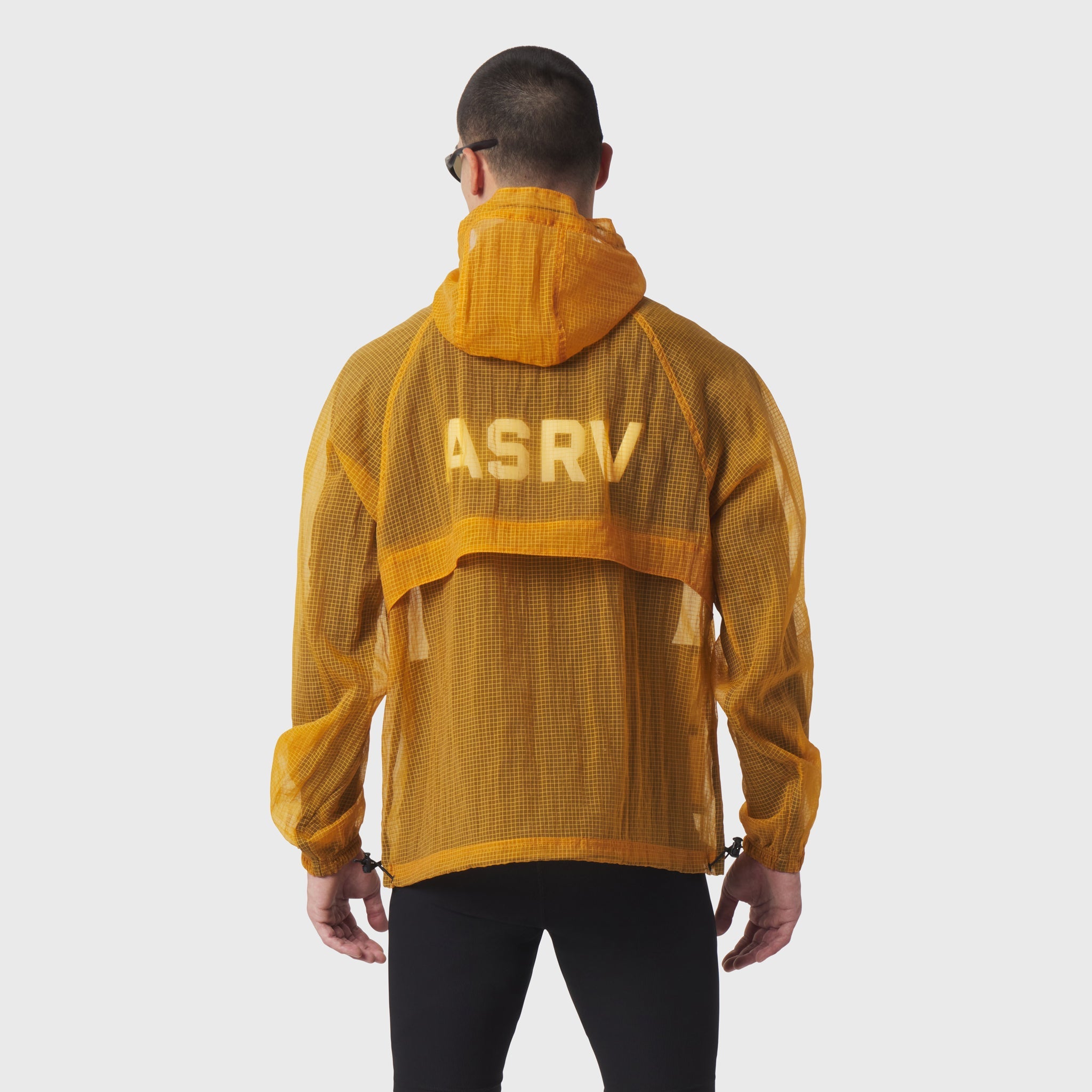Weather-Ready Transparent Ripstop Shell Jacket