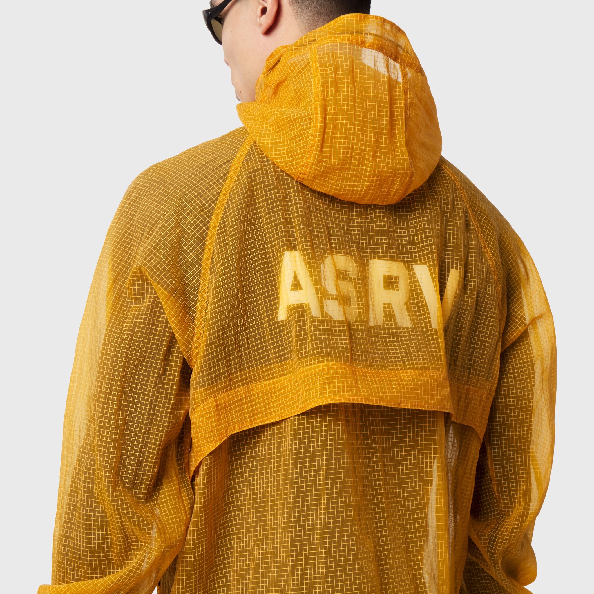 Weather-Ready Transparent Ripstop Shell Jacket