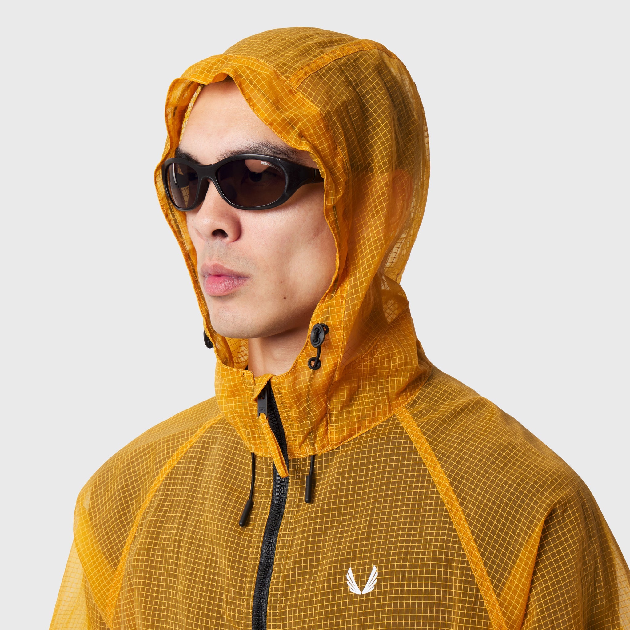 Weather-Ready Transparent Ripstop Shell Jacket