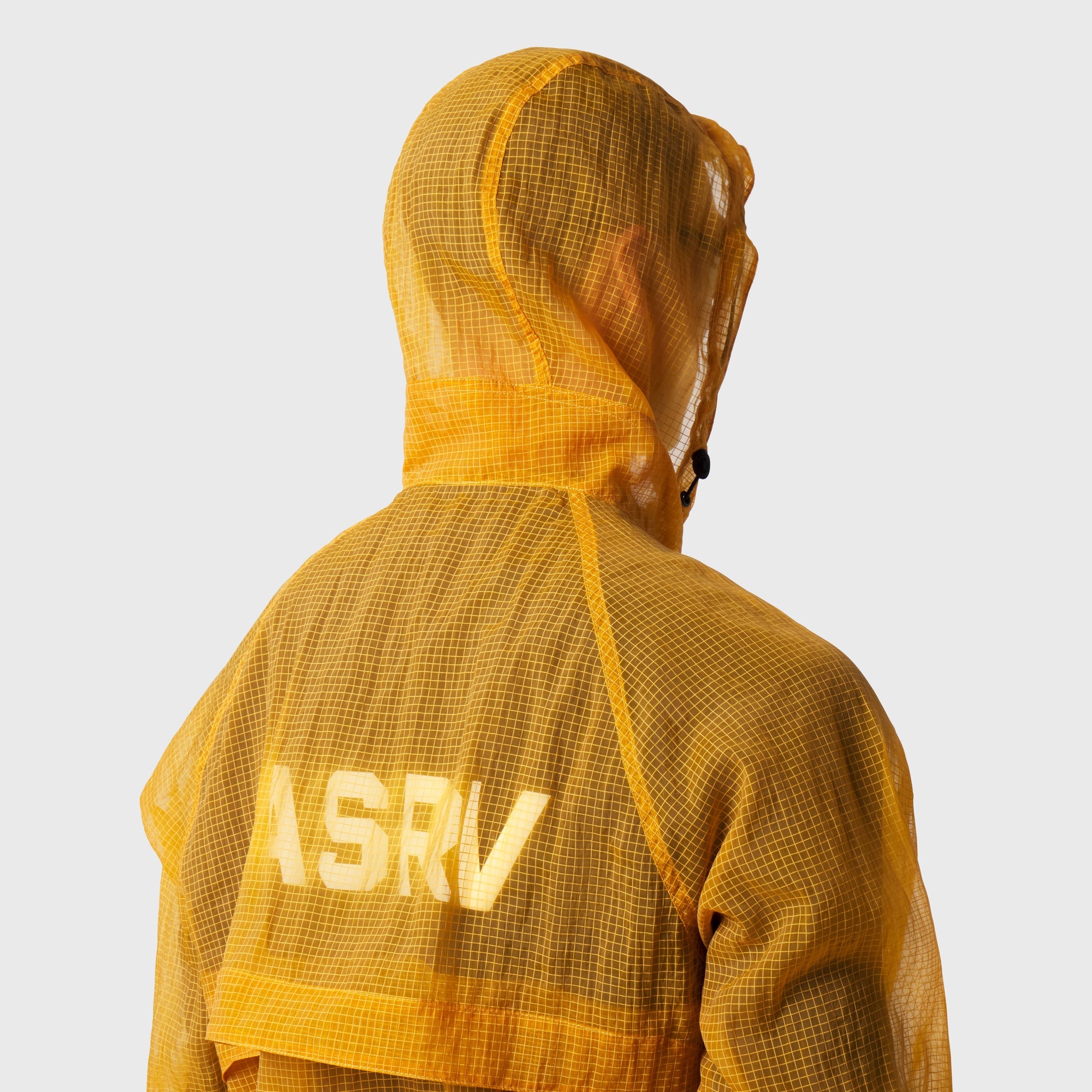 Weather-Ready Transparent Ripstop Shell Jacket