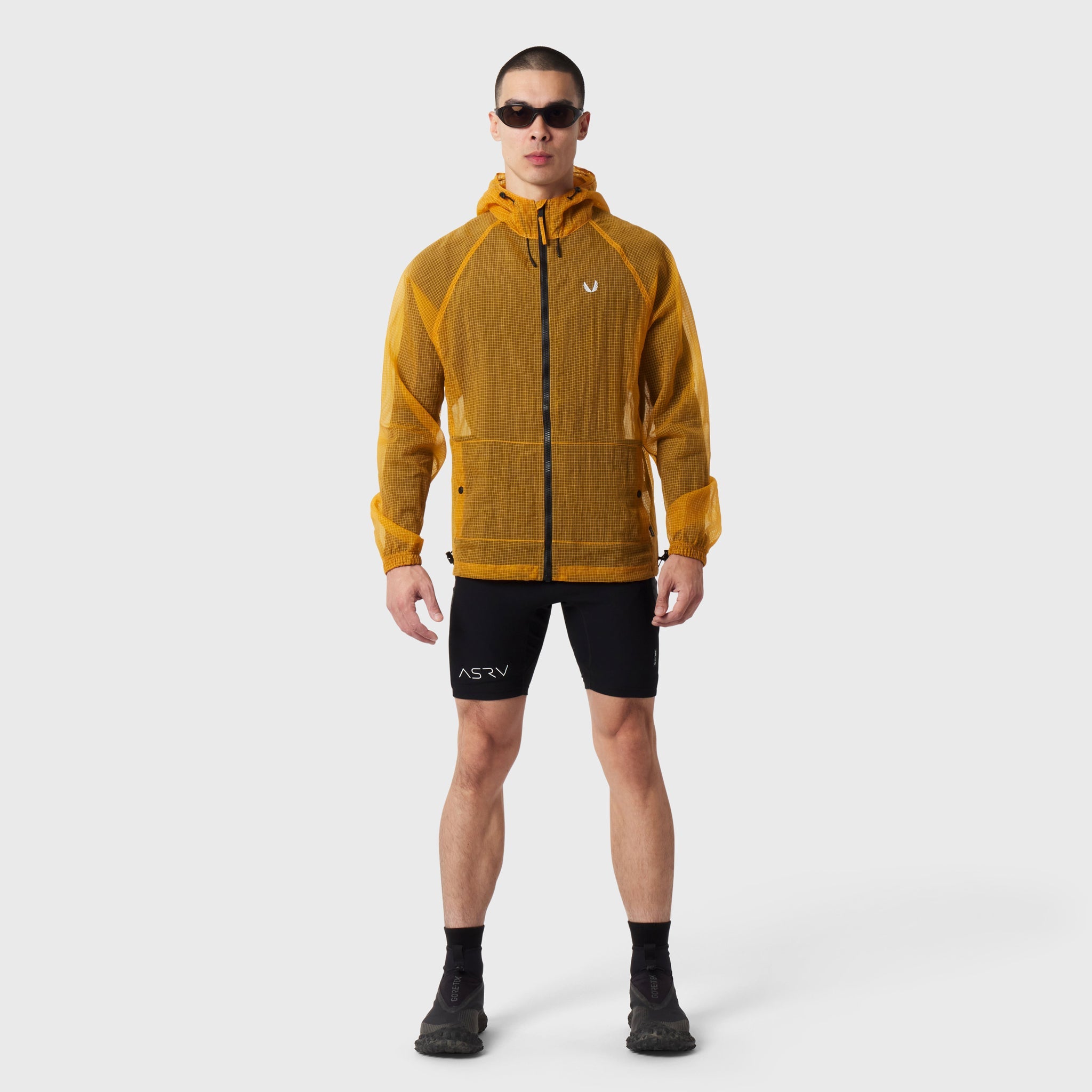 Weather-Ready Transparent Ripstop Shell Jacket