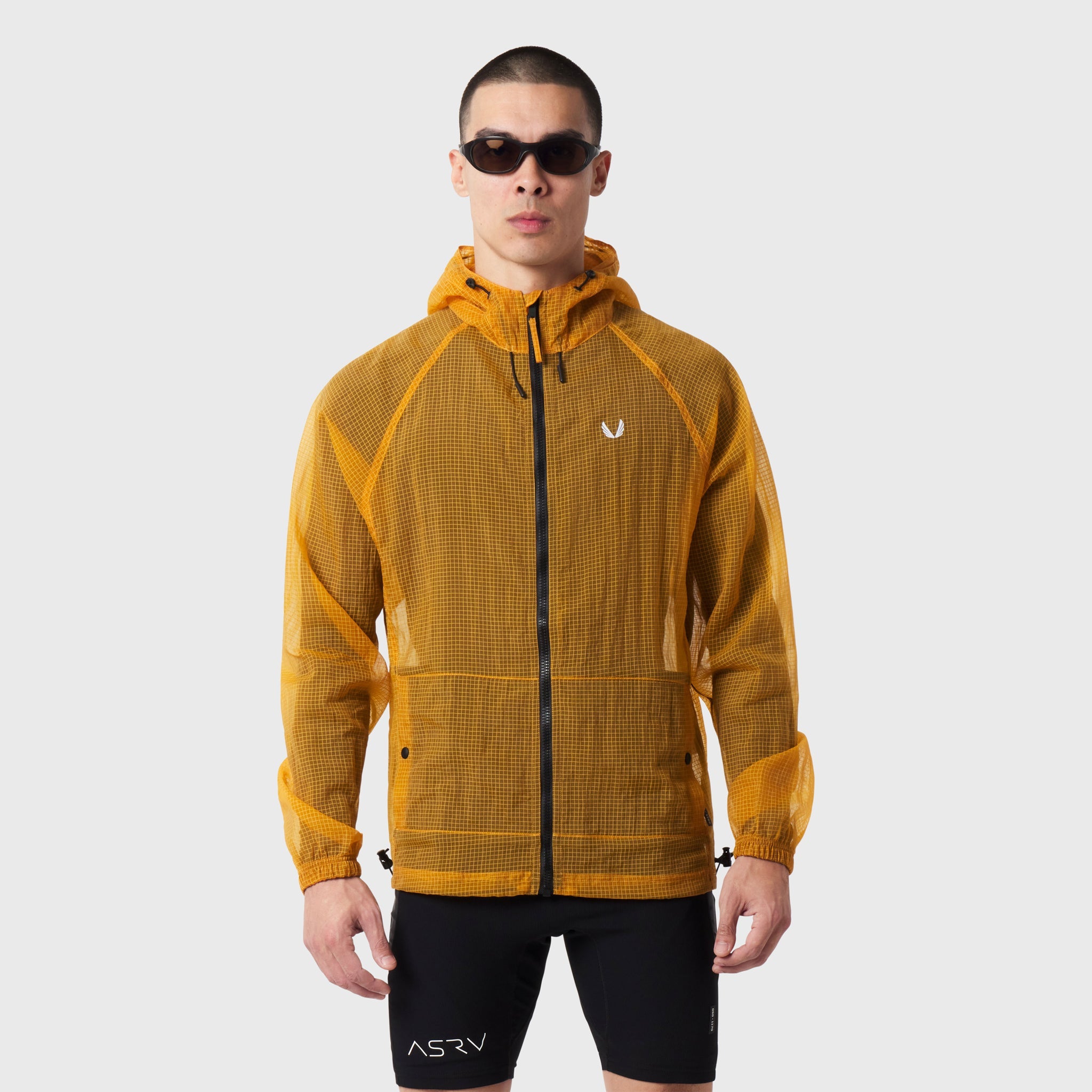 Weather-Ready Transparent Ripstop Shell Jacket