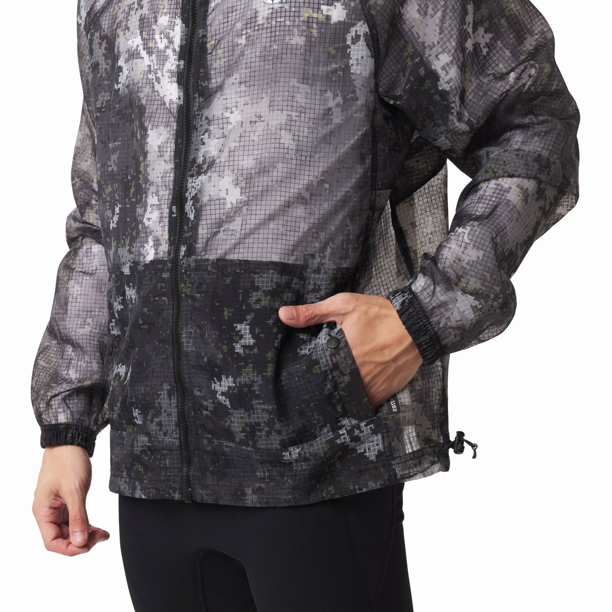 Weather-Ready Transparent Ripstop Shell Jacket