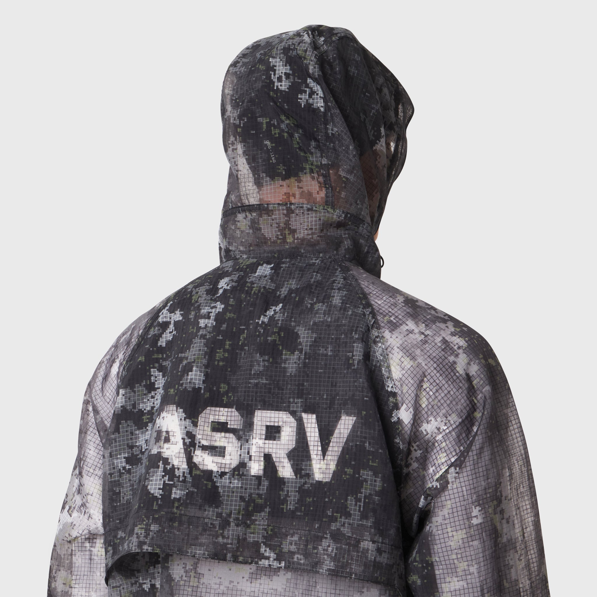 Weather-Ready Transparent Ripstop Shell Jacket