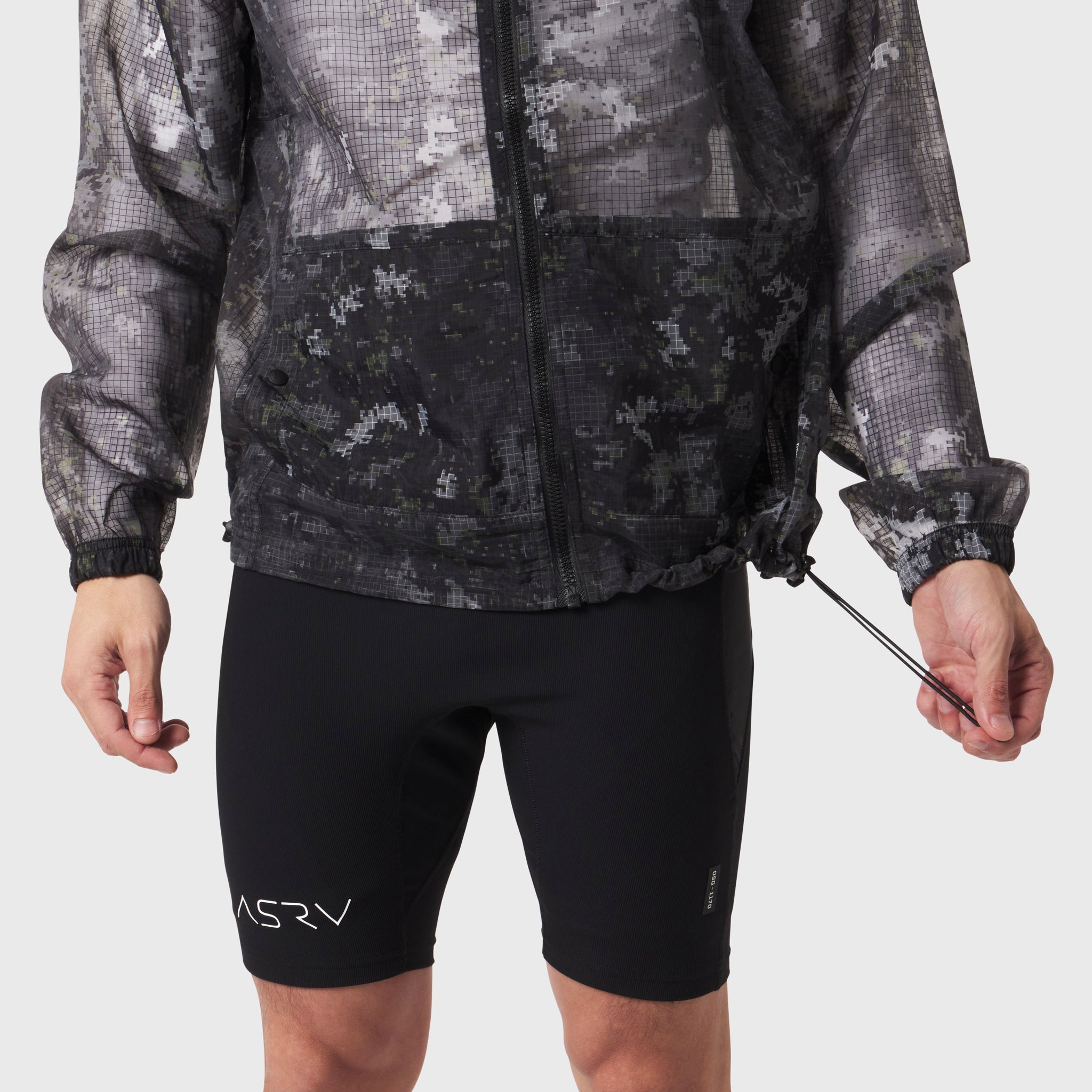 Weather-Ready Transparent Ripstop Shell Jacket
