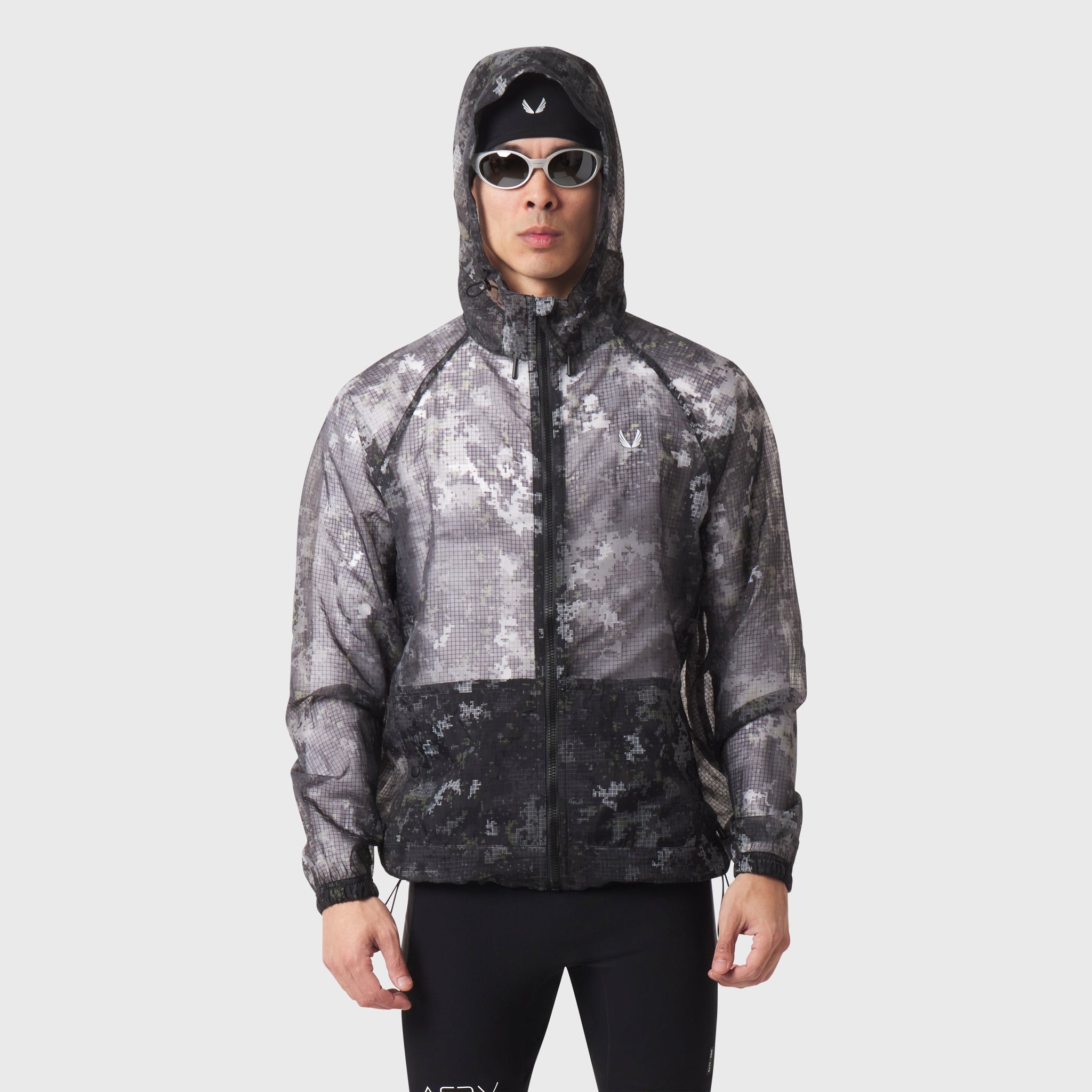 Weather-Ready Transparent Ripstop Shell Jacket