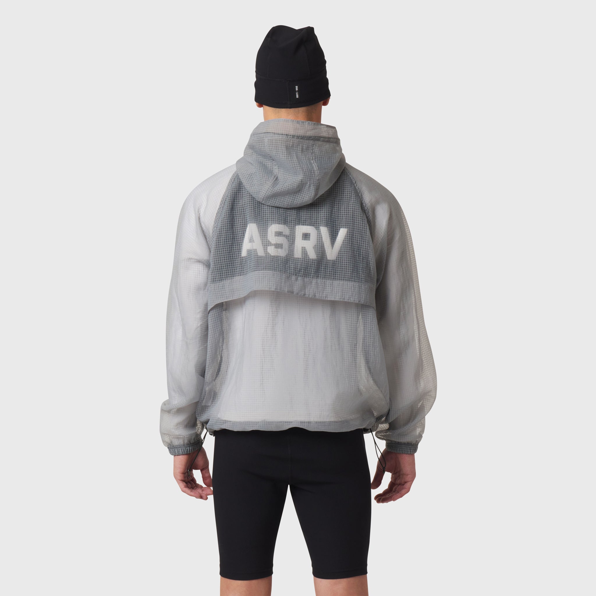 Weather-Ready Transparent Ripstop Shell Jacket