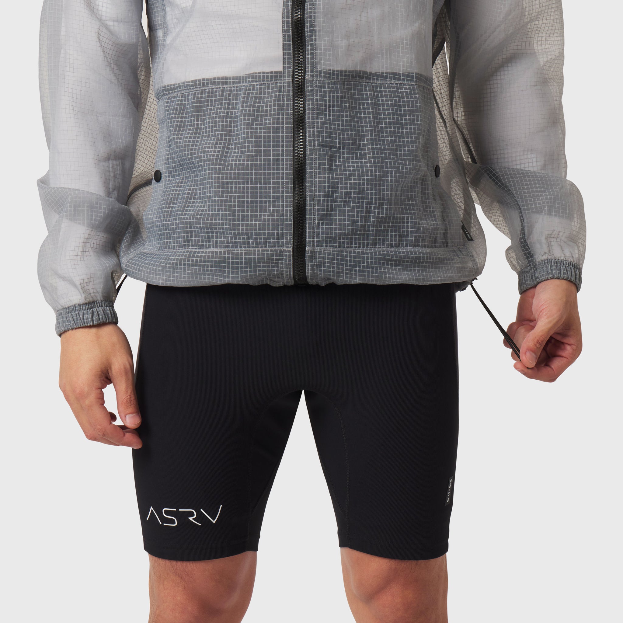 Weather-Ready Transparent Ripstop Shell Jacket