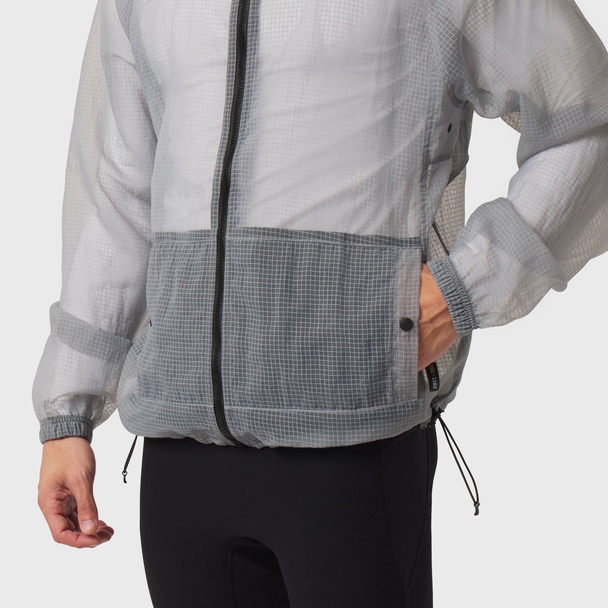 Weather-Ready Transparent Ripstop Shell Jacket