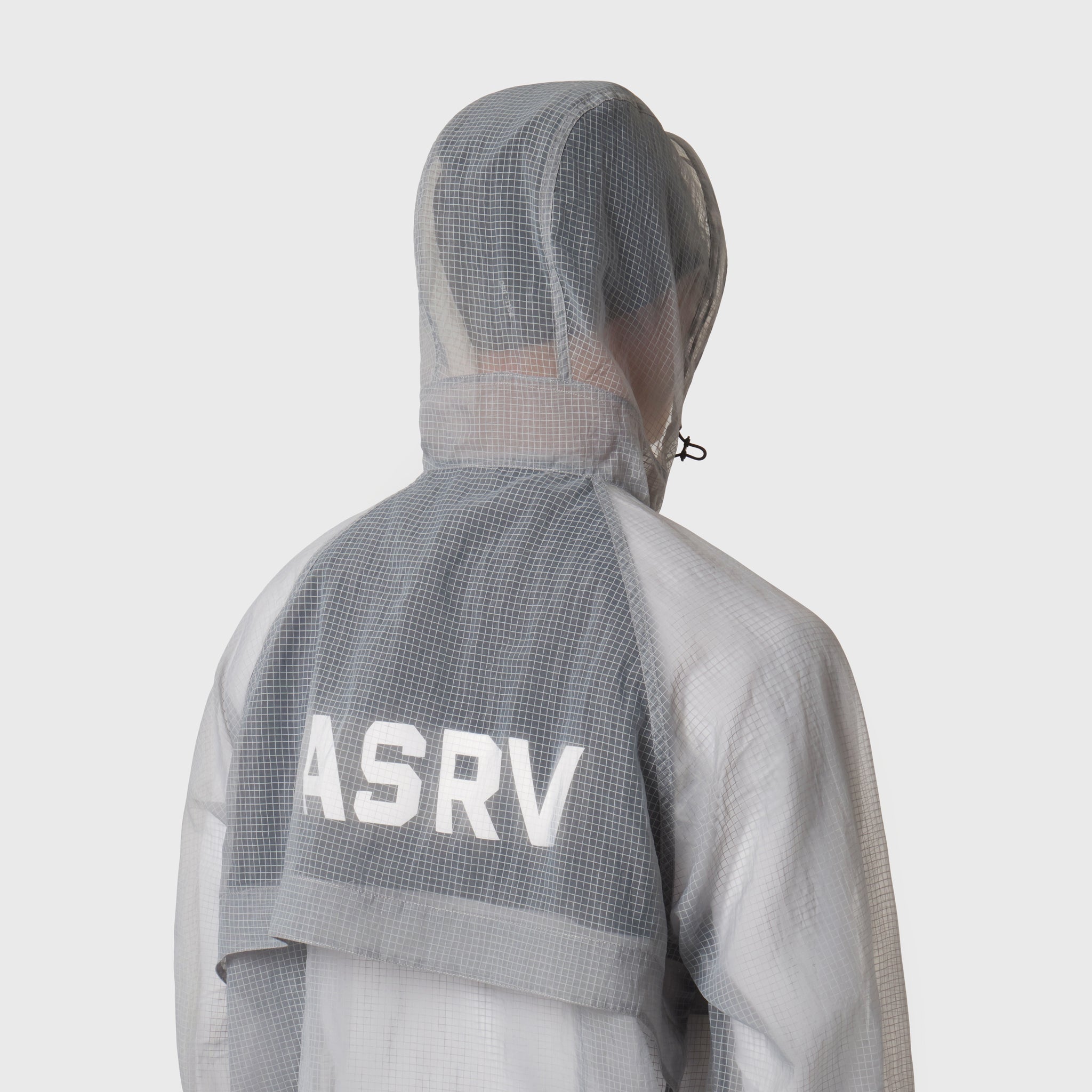 Weather-Ready Transparent Ripstop Shell Jacket