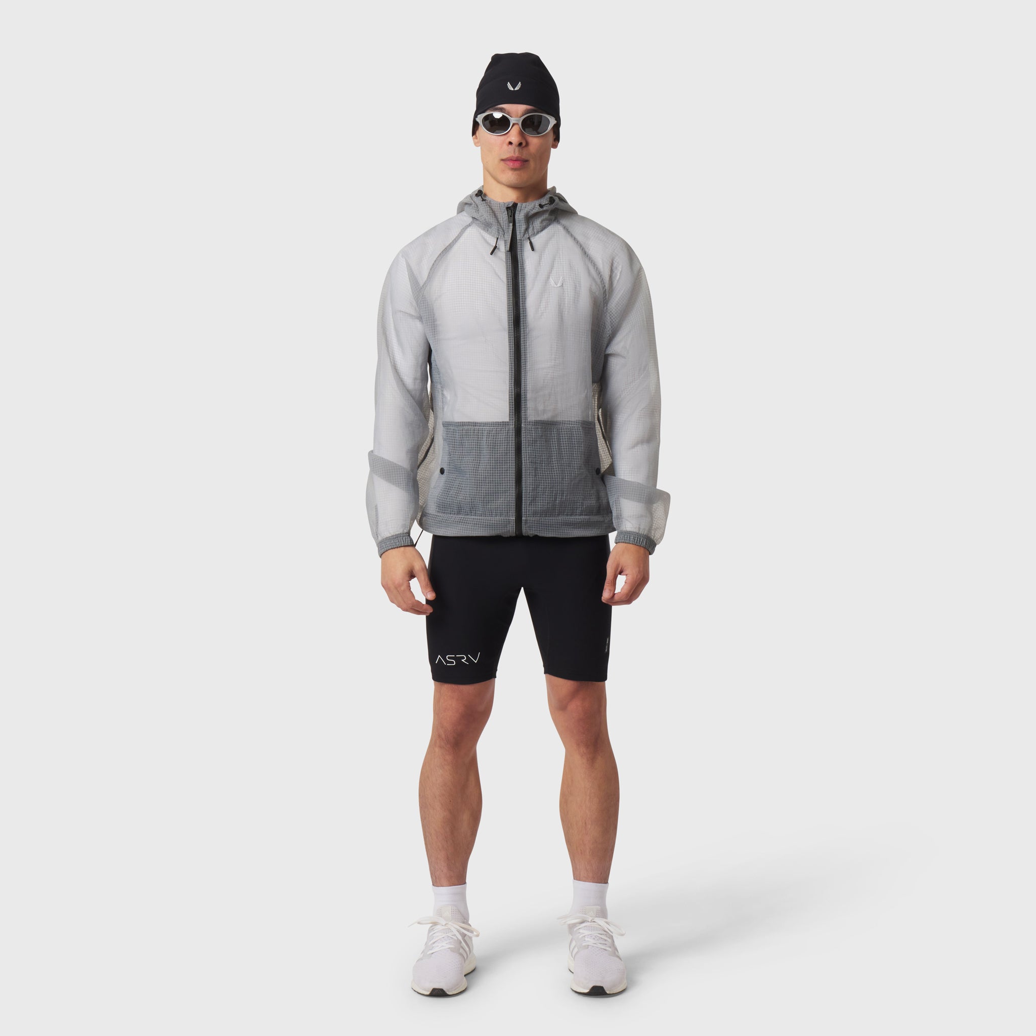 Weather-Ready Transparent Ripstop Shell Jacket