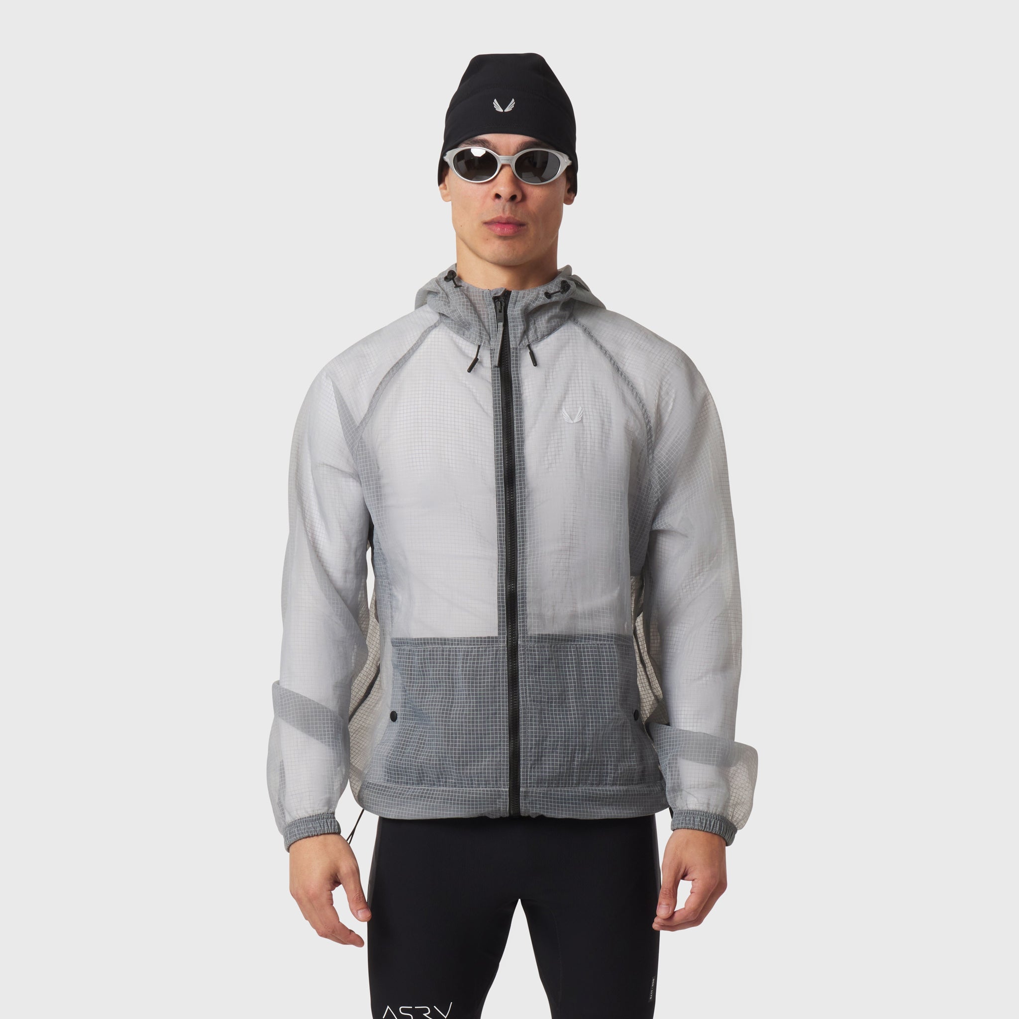 Weather-Ready Transparent Ripstop Shell Jacket