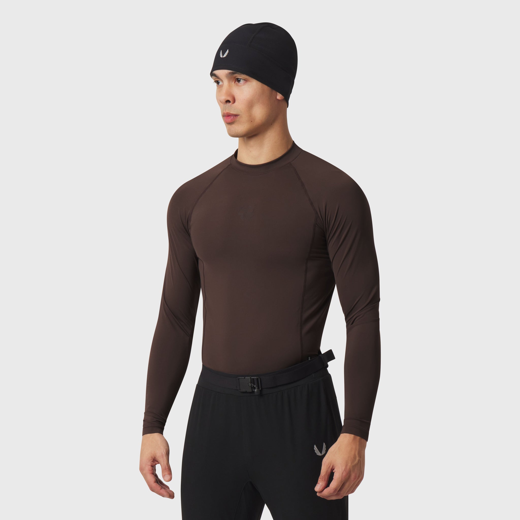 1163. LYCRA® ADAPTIV Baselayer Longsleeve - Dark Earth