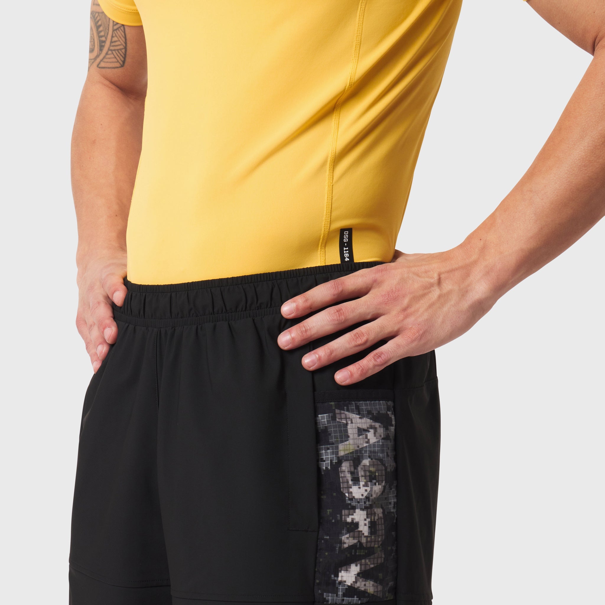 1164. LYCRA® ADAPTIV Baselayer Shortsleeve - Amber