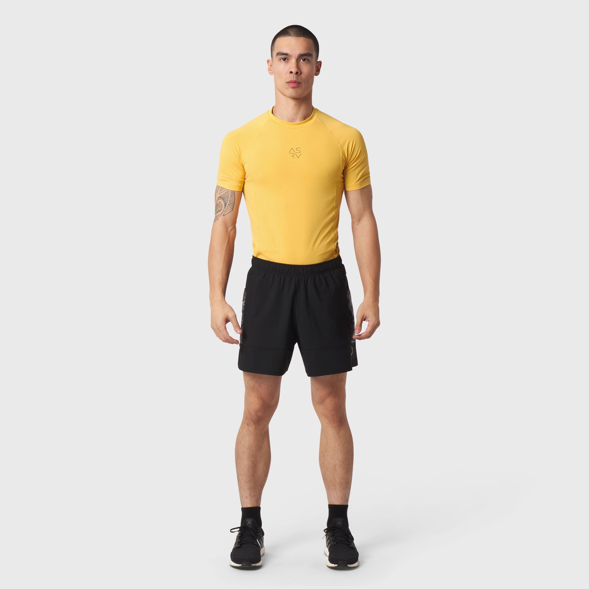 1164. LYCRA® ADAPTIV Baselayer Shortsleeve - Amber