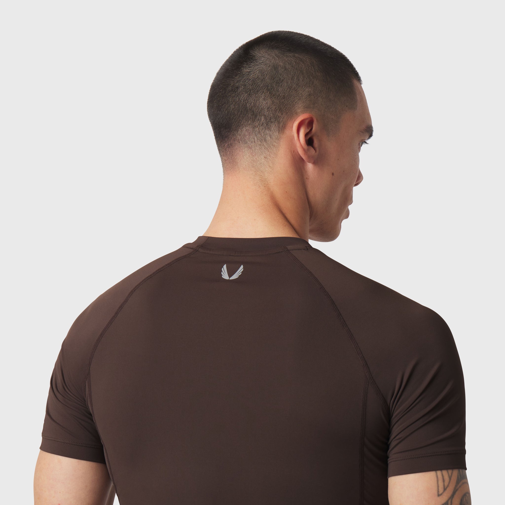 1164. LYCRA® ADAPTIV Baselayer Shortsleeve - Dark Earth