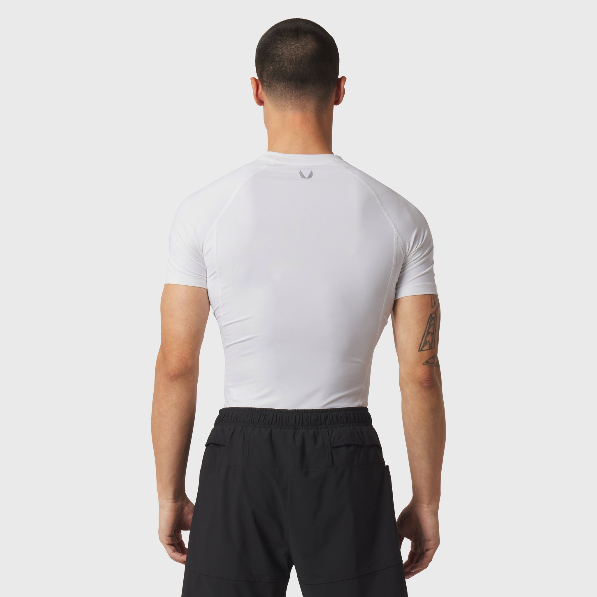1164. LYCRA® ADAPTIV Baselayer Shortsleeve - White