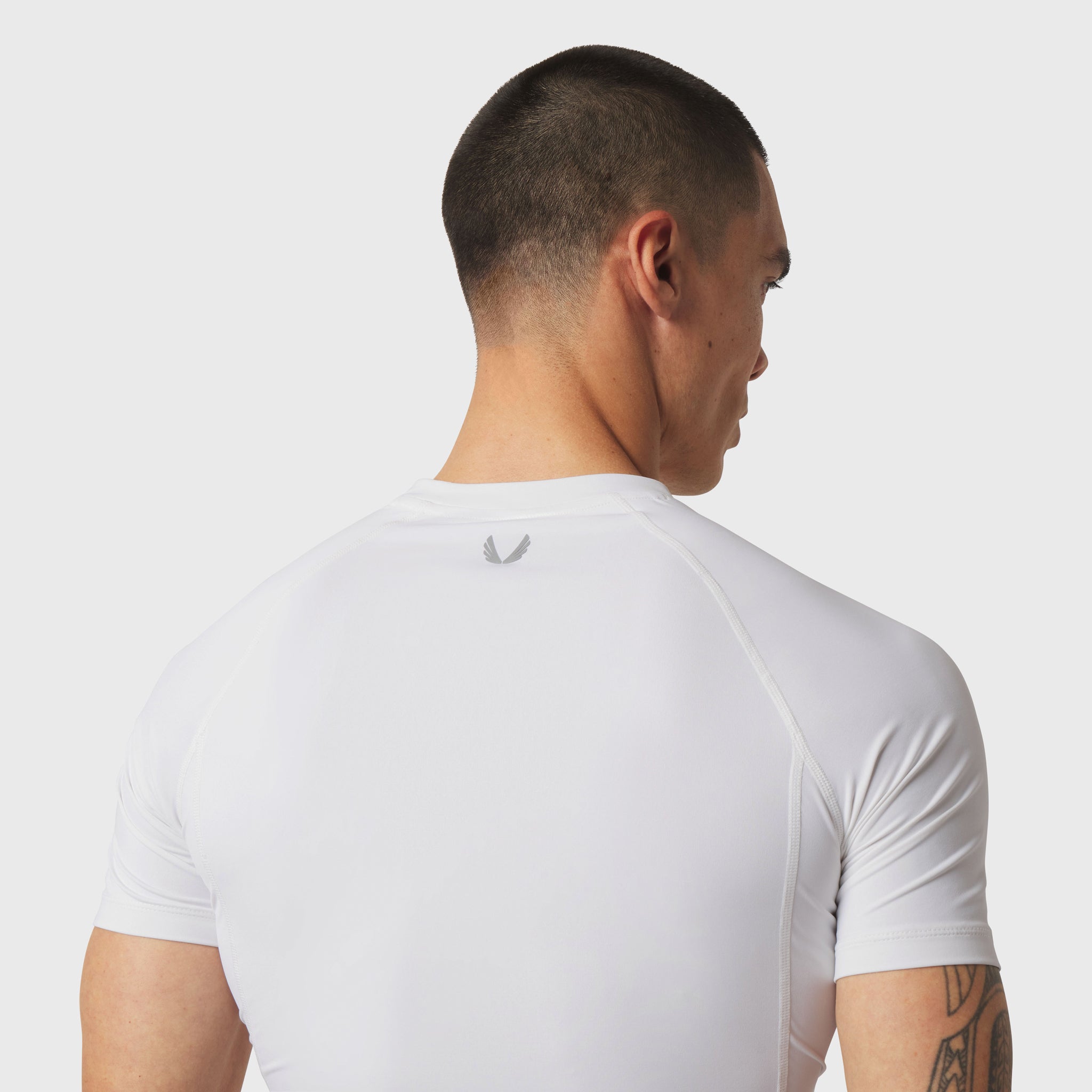 1164. LYCRA® ADAPTIV Baselayer Shortsleeve - White