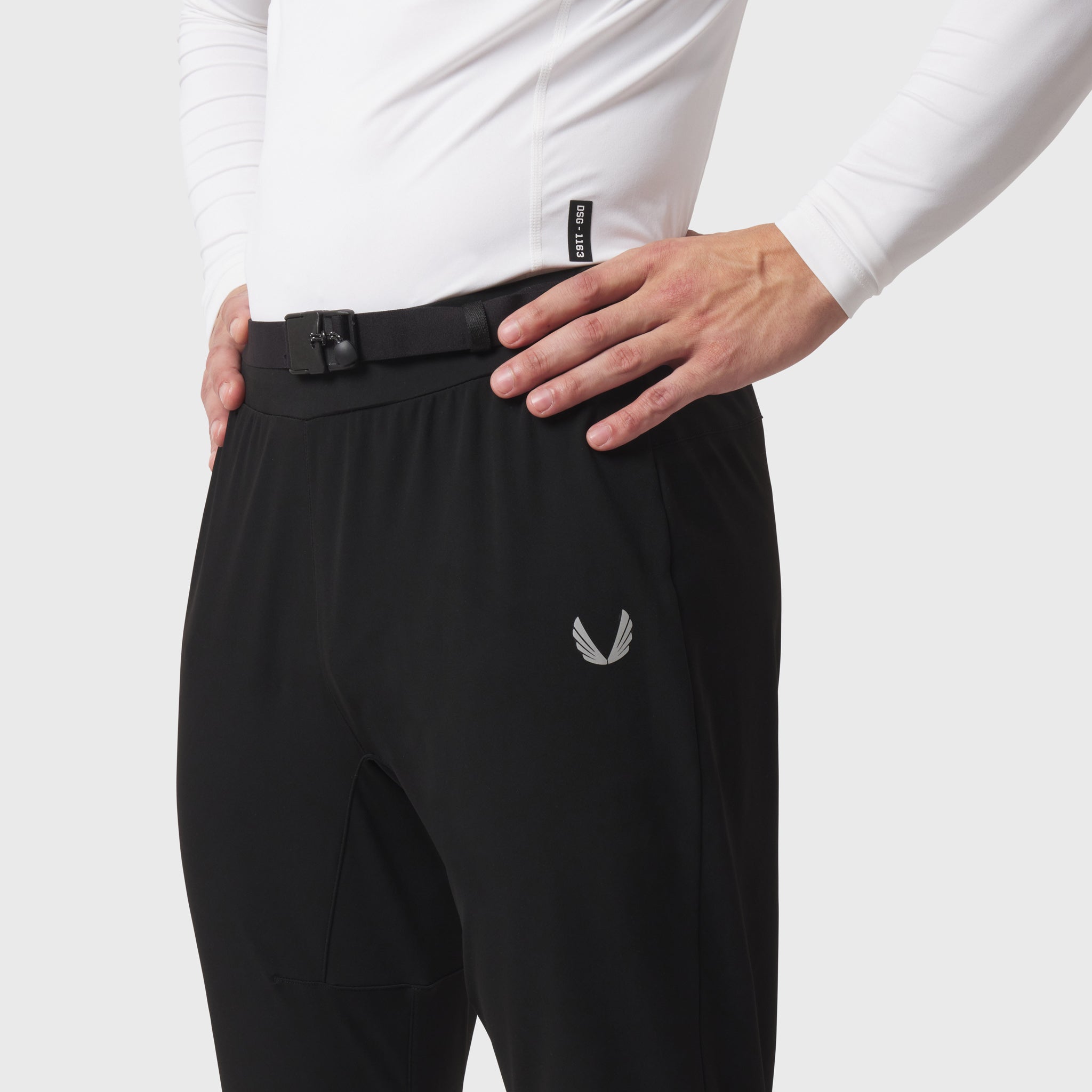 1171. Hybrid Belt-Pack Run Jogger - Black