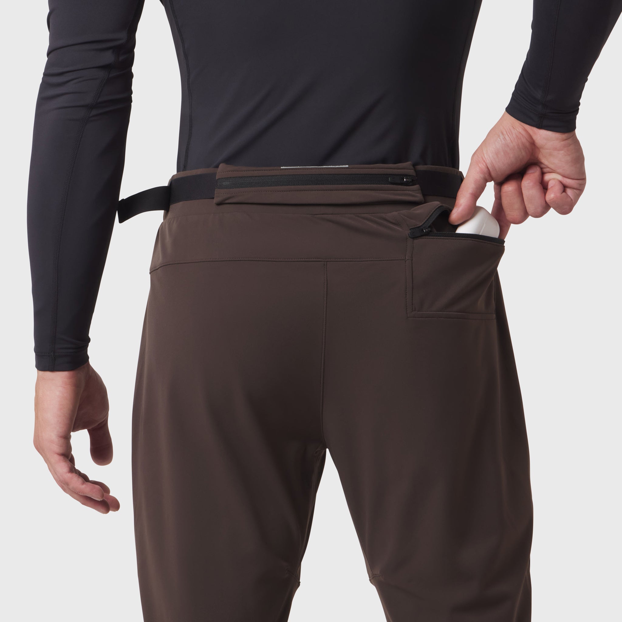 1171. Hybrid Belt-Pack Run Jogger - Dark Earth