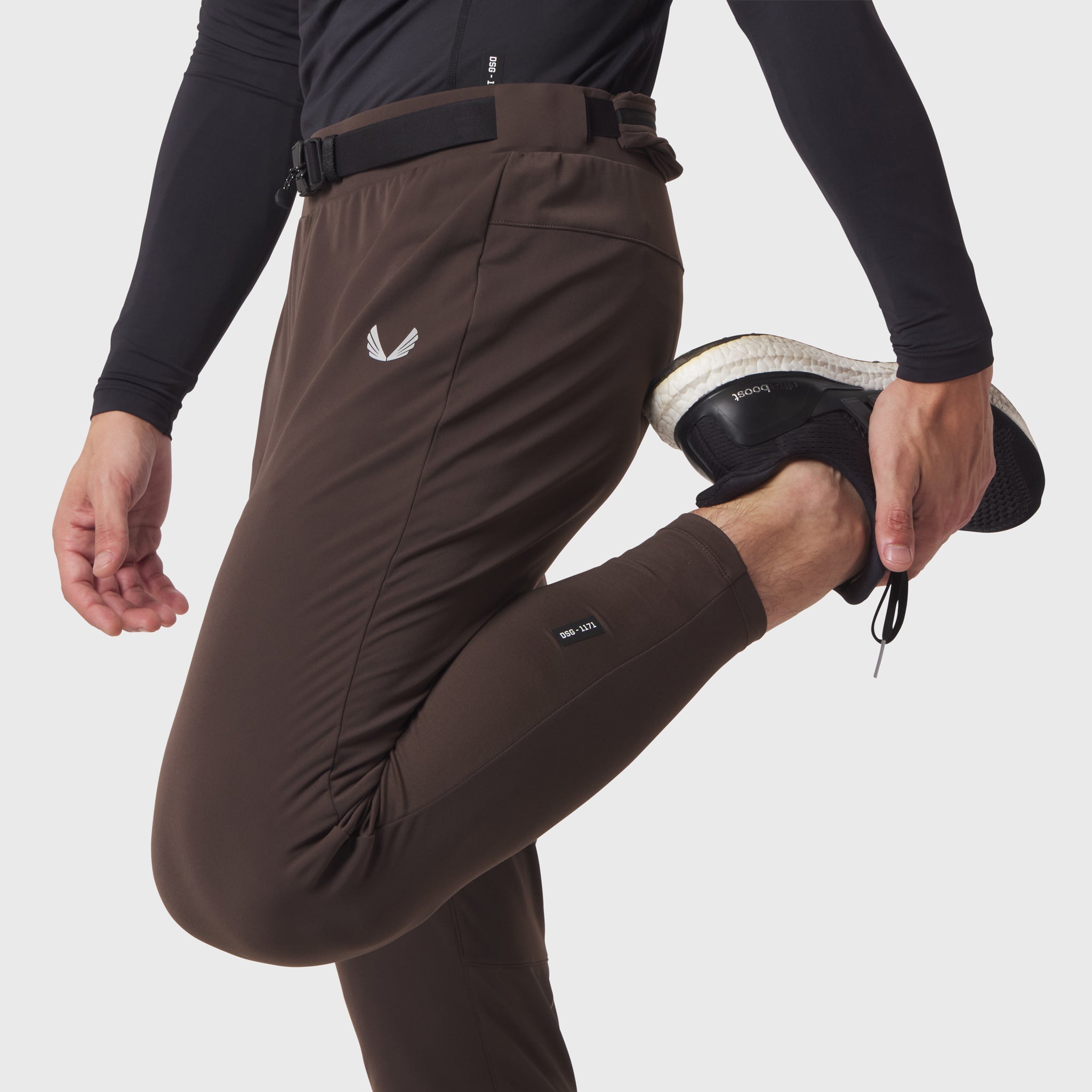 1171. Hybrid Belt-Pack Run Jogger - Dark Earth