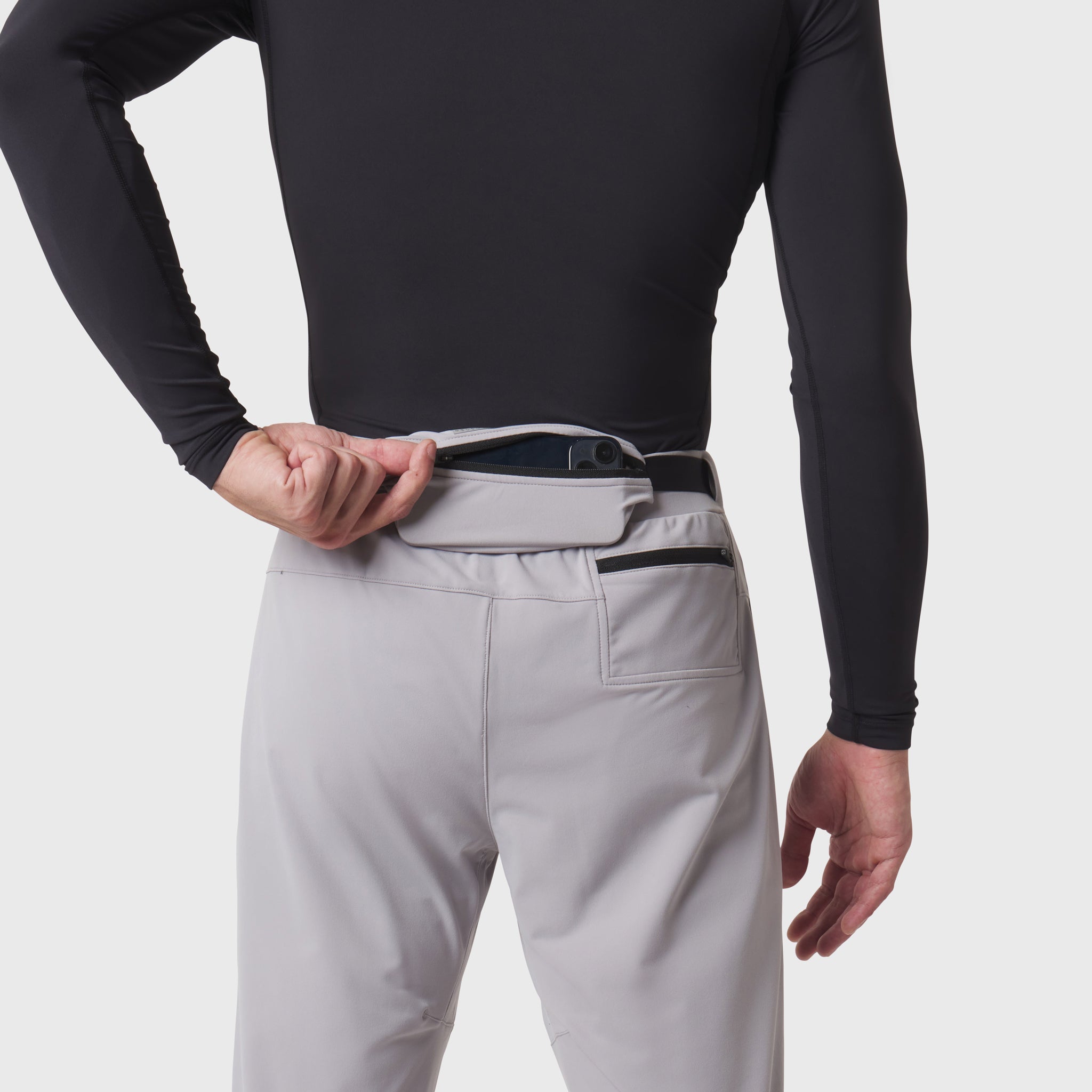 1171. Hybrid Belt-Pack Run Jogger - Slate Grey