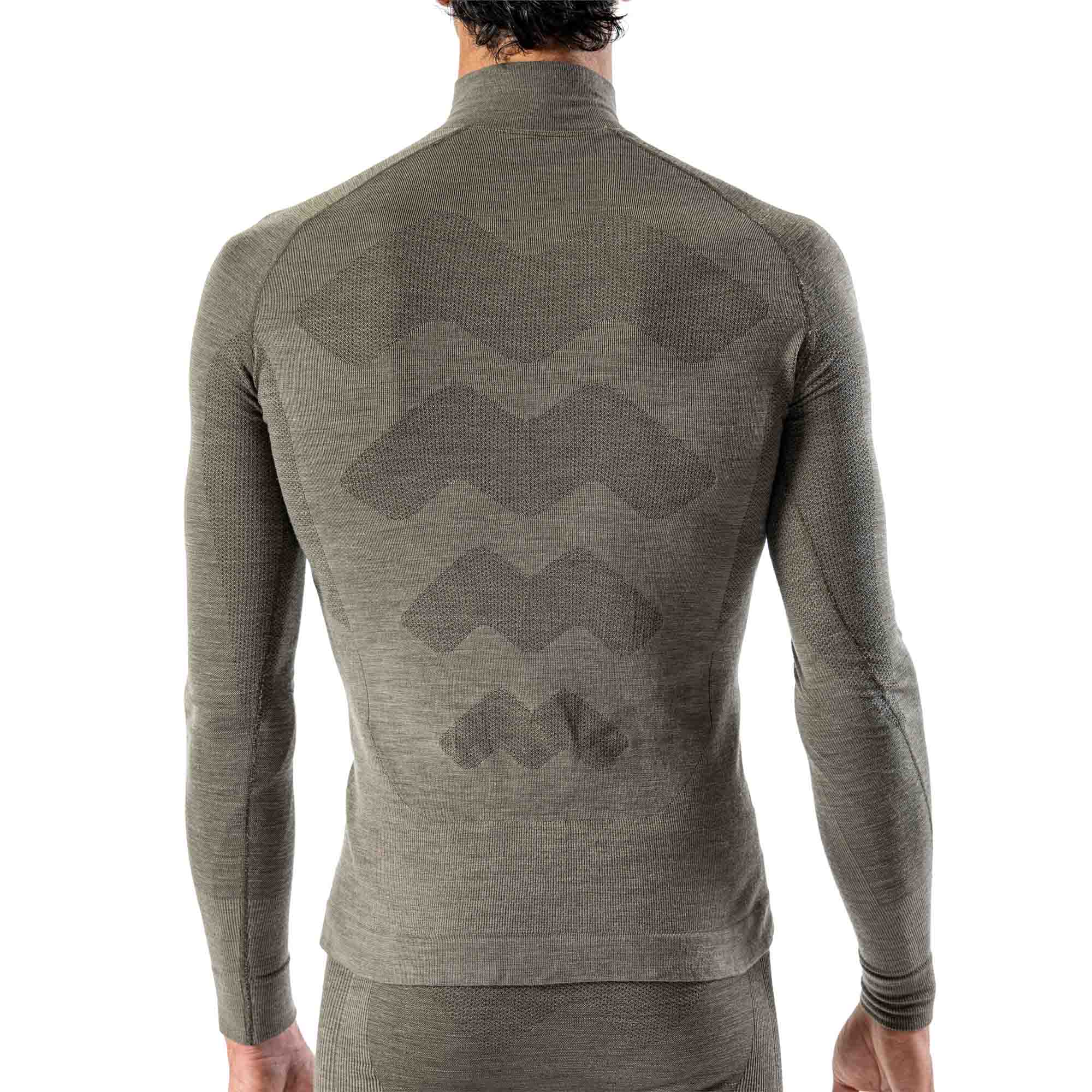 Men's Seamless Merino LS Zip