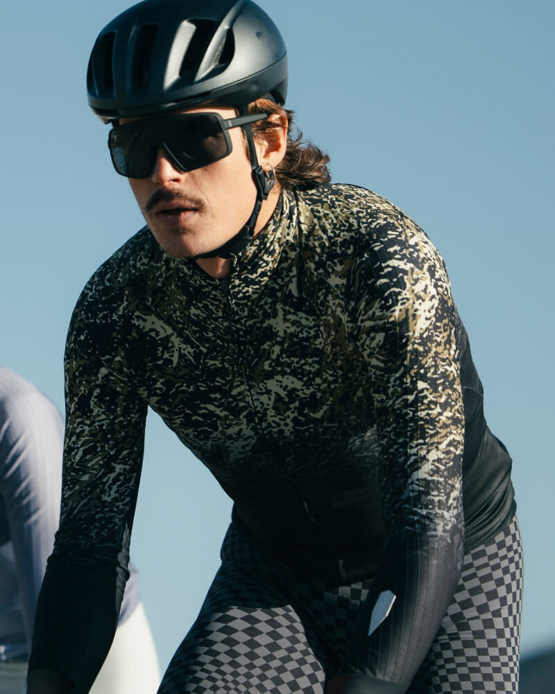 Gregarius Hybrid Alpi Camo Long Sleeve Jersey