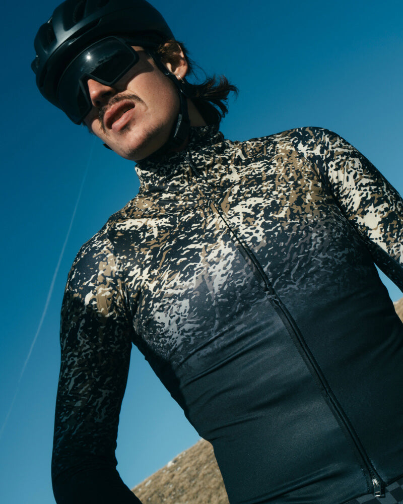 Gregarius Hybrid Alpi Camo Long Sleeve Jersey