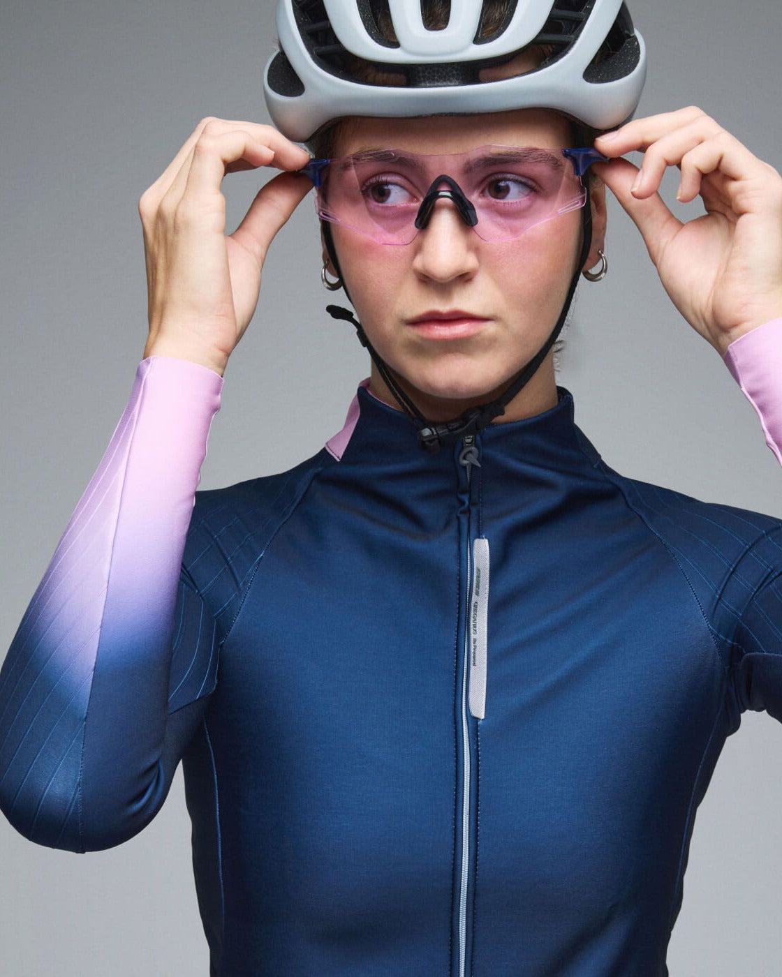 Gregarius Hybrid Light Collar Fade Long Sleeve Jersey