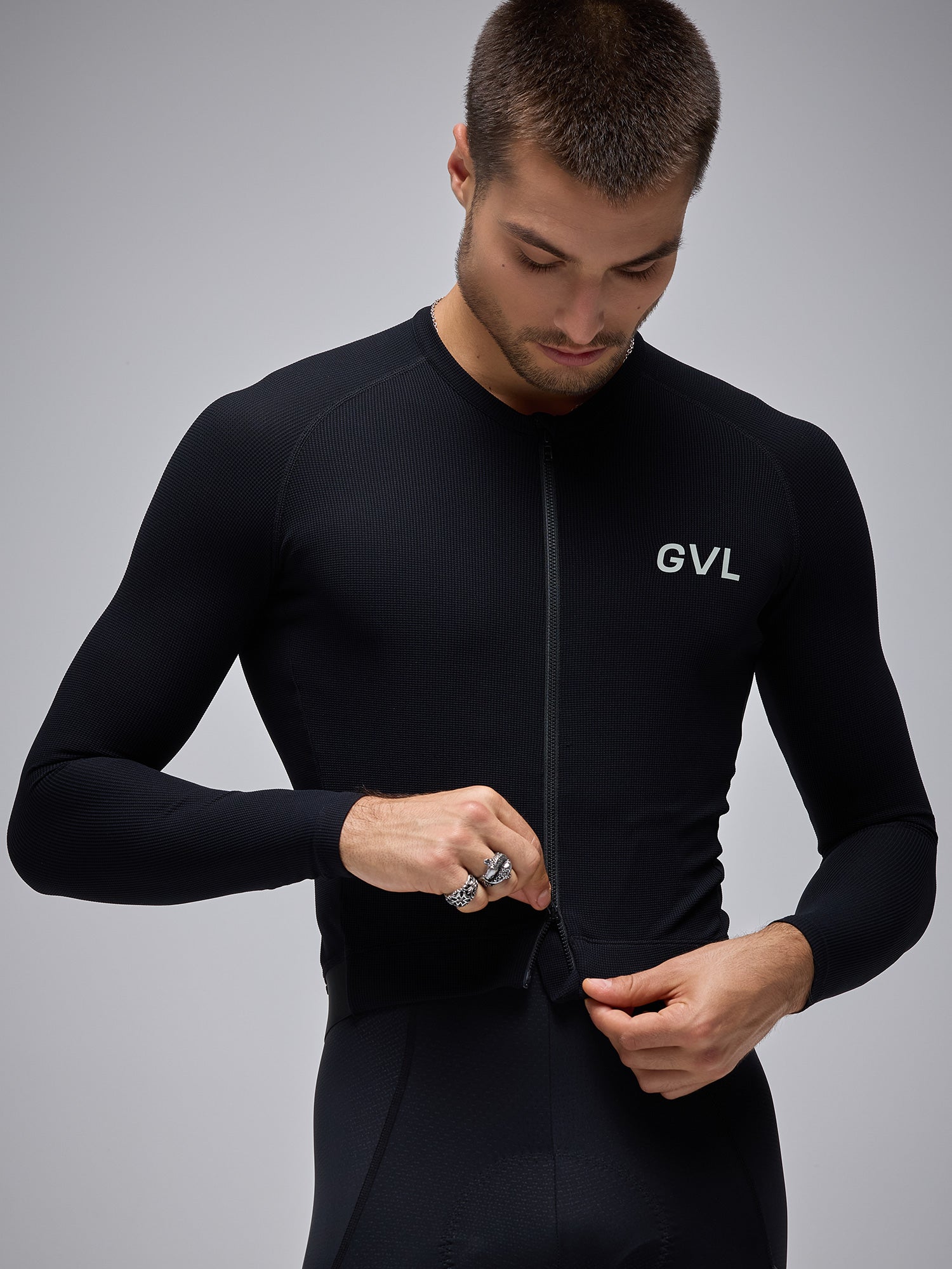Unisex Modern Classic Waffle Long Sleeve Jersey