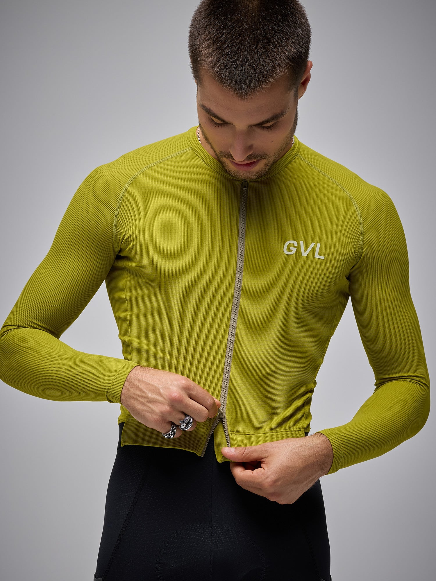 Unisex Modern Classic Waffle Long Sleeve Jersey