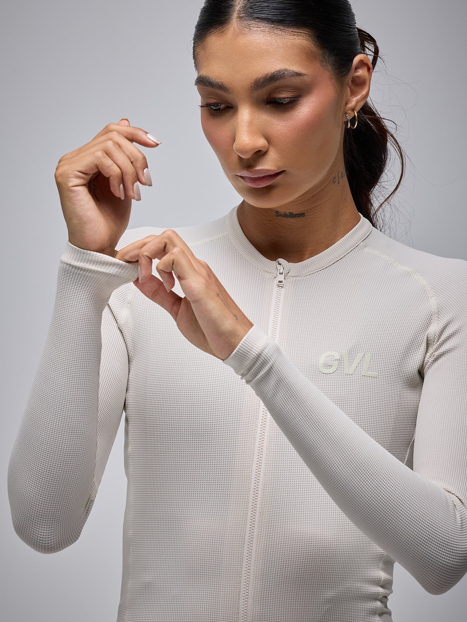 Unisex Modern Classic Waffle Long Sleeve Jersey