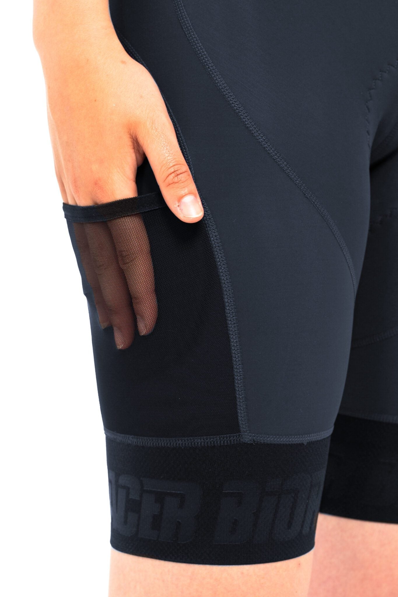 Icon Cargo Bibshorts Women Grey