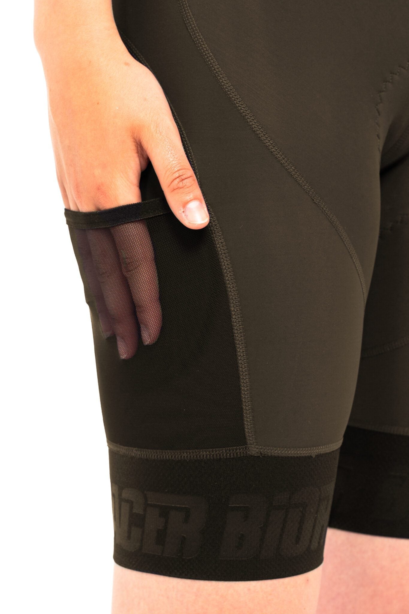 Icon Cargo Bibshorts Women Olive
