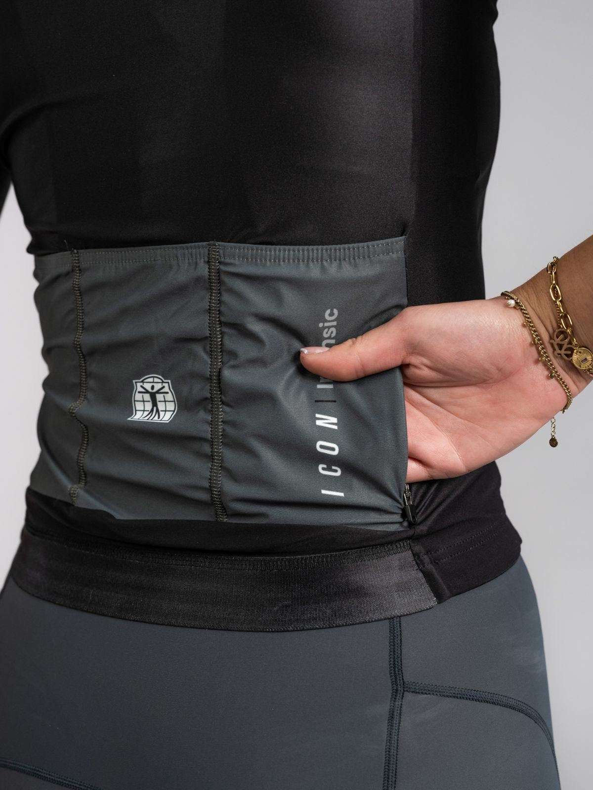 Icon Women's Jersey Black - Anthracite