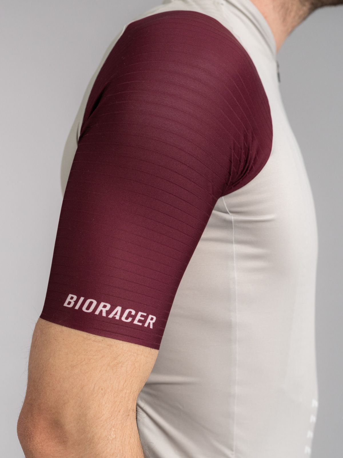 Icon Jersey Warm Grey - Bordeaux