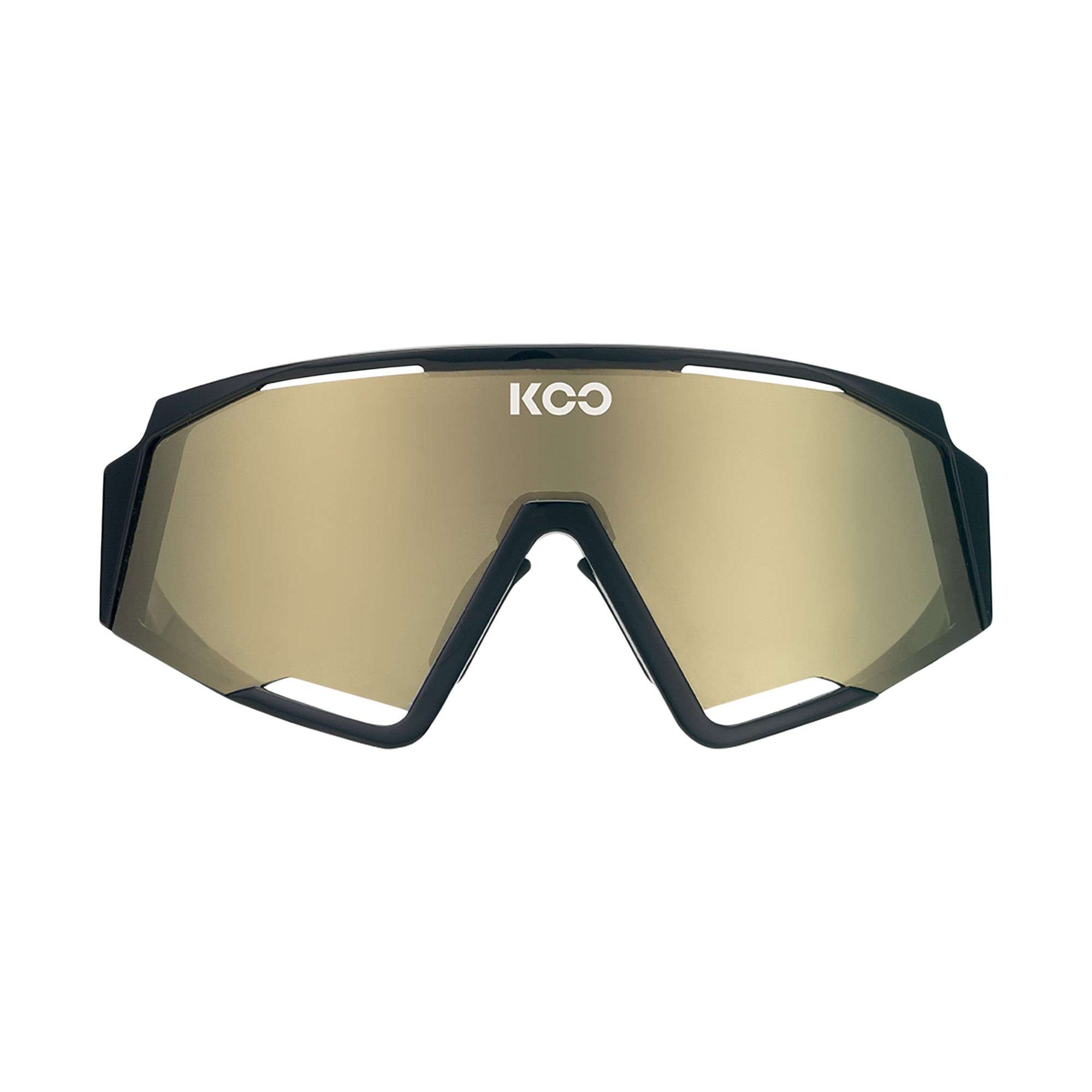Koo Spectro Glasses Black Orange Lens