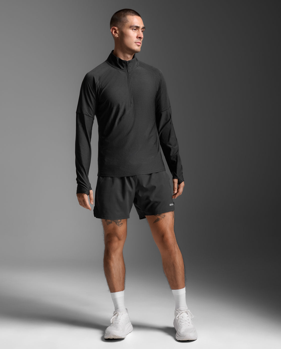 Aero 1/2 Zip Long Sleeve T-Shirt