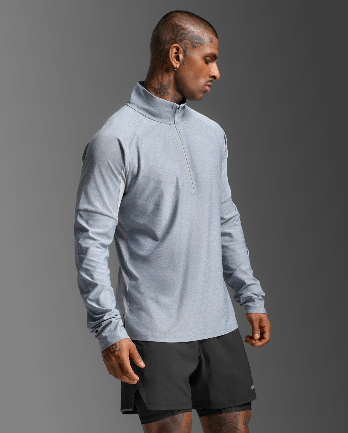 Aero 1/2 Zip Long Sleeve T-Shirt