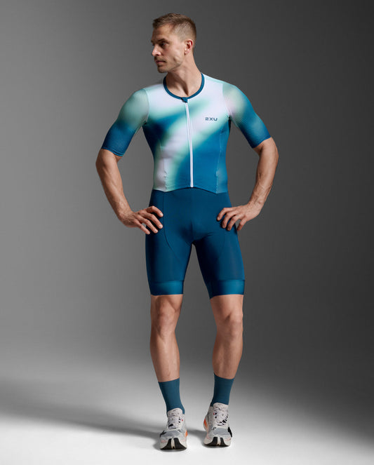Aero Hex Sleeved Tri Suit
