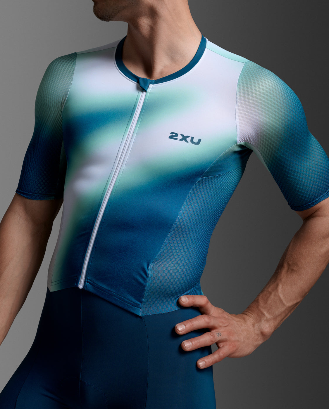 Aero Hex Sleeved Tri Suit