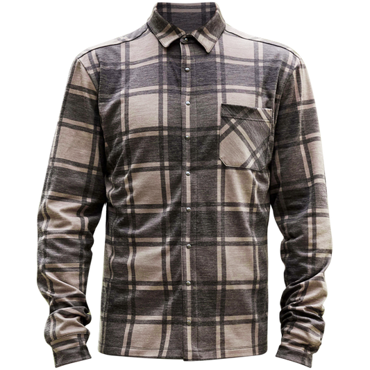 Beyond Gravel Button Down Wool Shirt