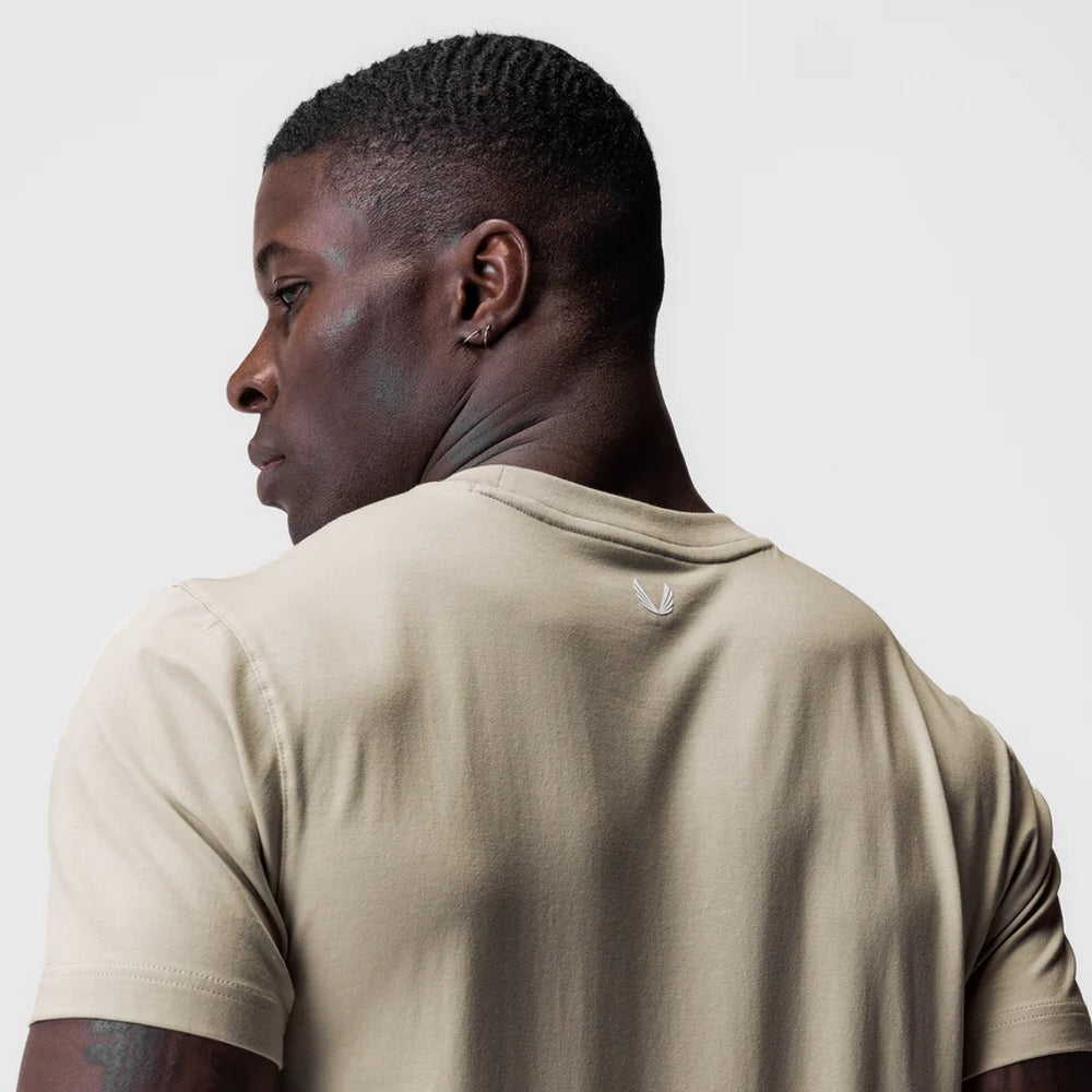 Sand Men ASRV Supima® Essential Tee in Sand Smoke for Men – DSTNC