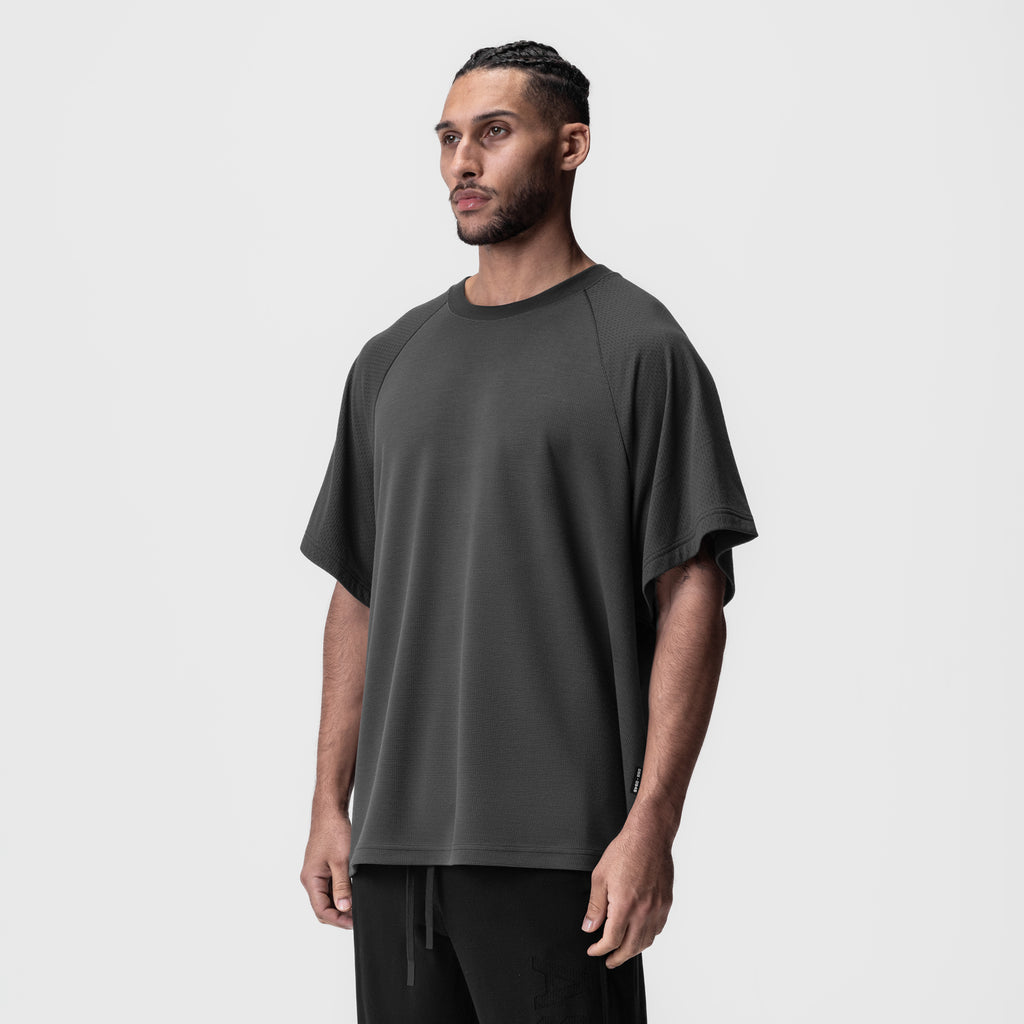 Waffle Knit Oversized Tee