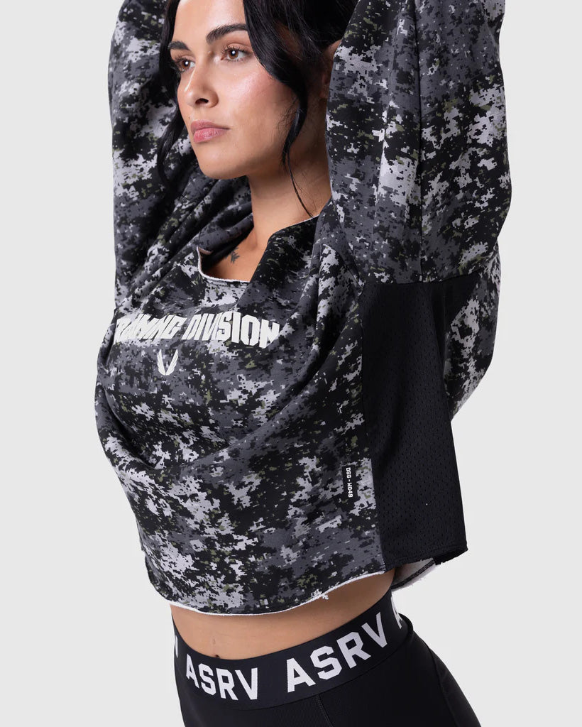 Raw Hem Oversized Crewneck